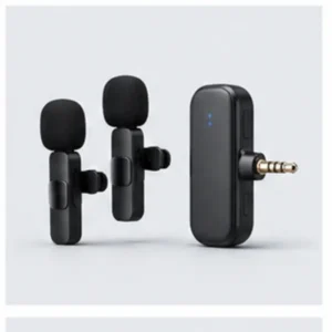 Microfone de Lapela Sem Fio USB-C